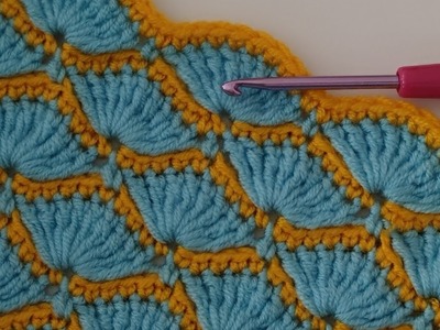 Perfect???? easy crochet baby blanket fan pattern for beginners -  temperature blanket crochet