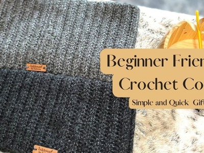 Quick Beginner Friendly Ribbed Crochet Cowl Pattern - Part II