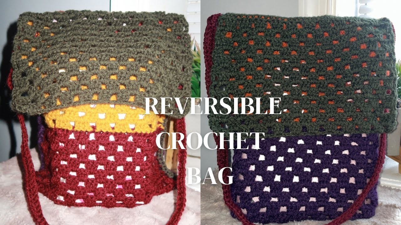 Reversible Crochet Bag