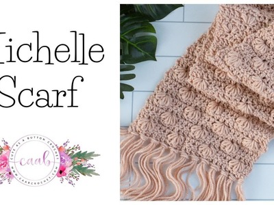 Simple Crochet Scarf Pattern | The Michelle Scarf
