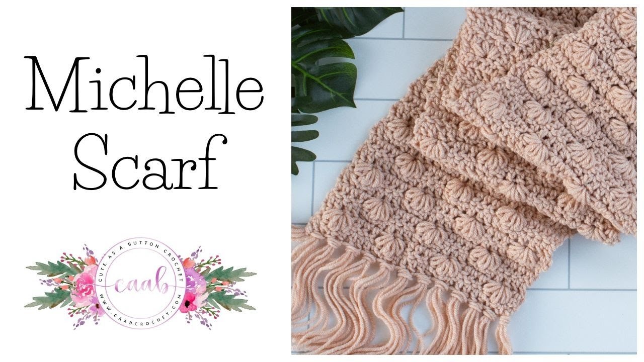 Simple Crochet Scarf Pattern | The Michelle Scarf
