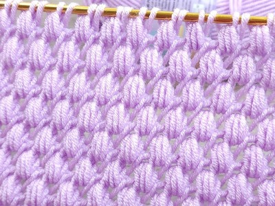 Wooow. ⚡???? Wonderful????????very easy very stylish tunisian crochet baby blanket making explanation #knit