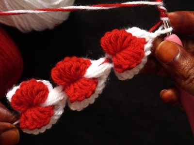 Wow! super idea how to make eye catching crochet hair band ✔ süper fikir göz alıcı tığ işi saç bandı