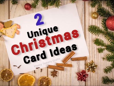 2 Unique Christmas Card Ideas. DIY Christmas Greeting Card 2022.Easy Christmas Card Making Handmade