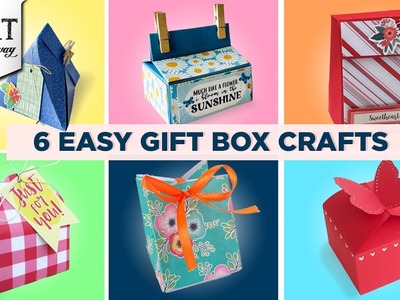 6 Easy Gift Box Crafts | DIY Gift Box | Creative Gift Ideas | Paper craft | Gift Ideas |@VENTUNOART