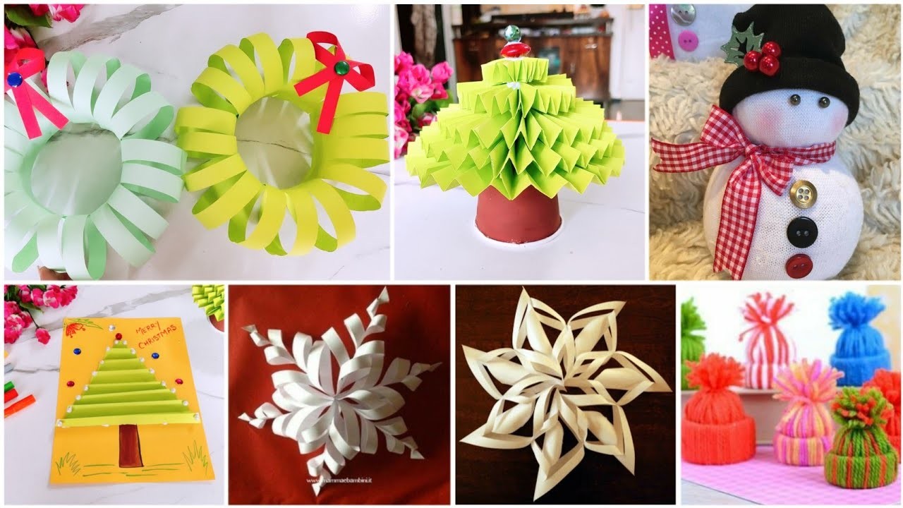 7 Easy Amazing Christmas Decorations ideas (DIY)You can make in 5minutes