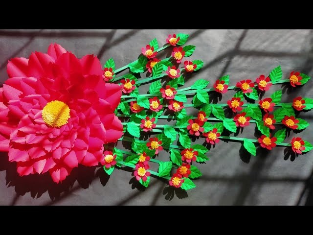 Beautiful Wall Hanging Craft.Paper craft For Home Decoration.Paper Flower wall hanging.Wall Decor