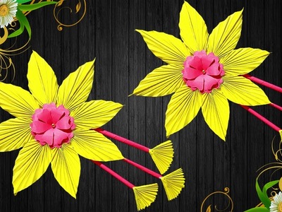 Beautiful Wall Hanging Paper Craft. Paper Craft For Home Decoration. Garden & Craft. DIY