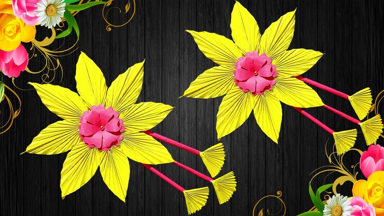 Beautiful Wall Hanging Paper Craft. Paper Craft For Home Decoration. Garden & Craft. DIY