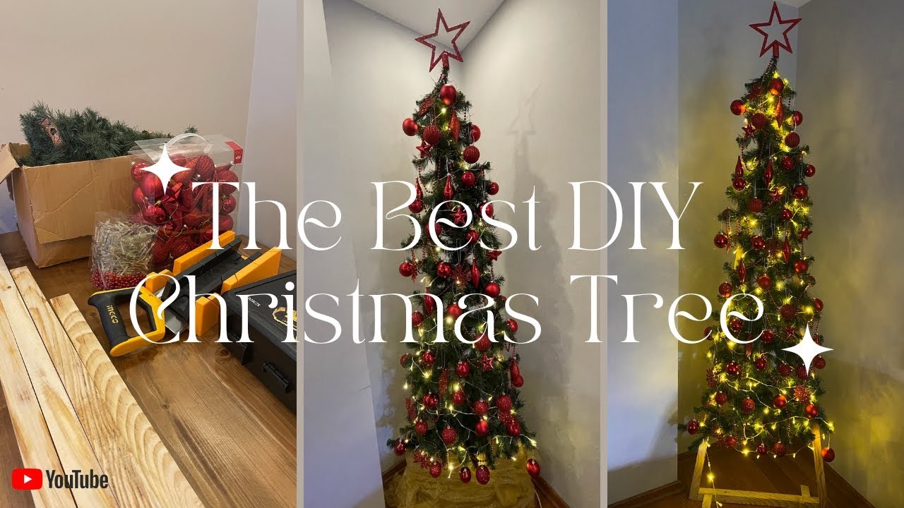 BEST DIY Christmas Tree ????| Wooden A-Frame Christmas Decor Ideas | DIY Yılbaşı Noel Ağacı Yapımı