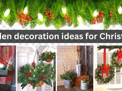 Best outdoor Christmas decorating ideas | diy christmas decorations deas | christmas crafts