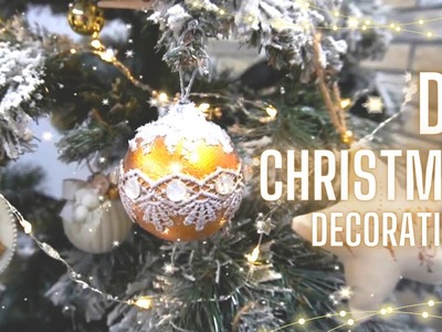 CHRISTMAS balls DIY | Christmas decorations | DIY home décor