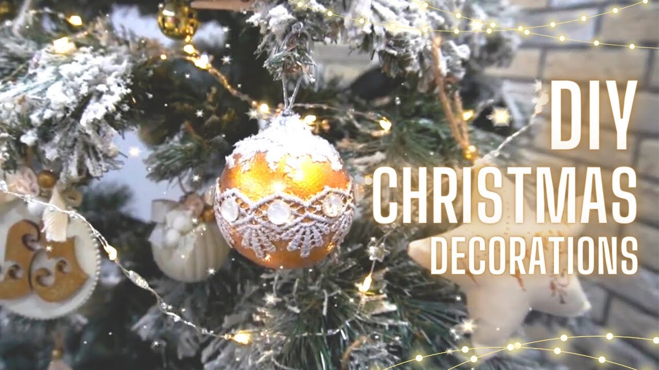 CHRISTMAS balls DIY | Christmas decorations | DIY home décor