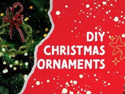 Christmas Craft Ideas ???? #DIY Christmas Ornaments from  Chenille Wire ????❄Let's Do It Together