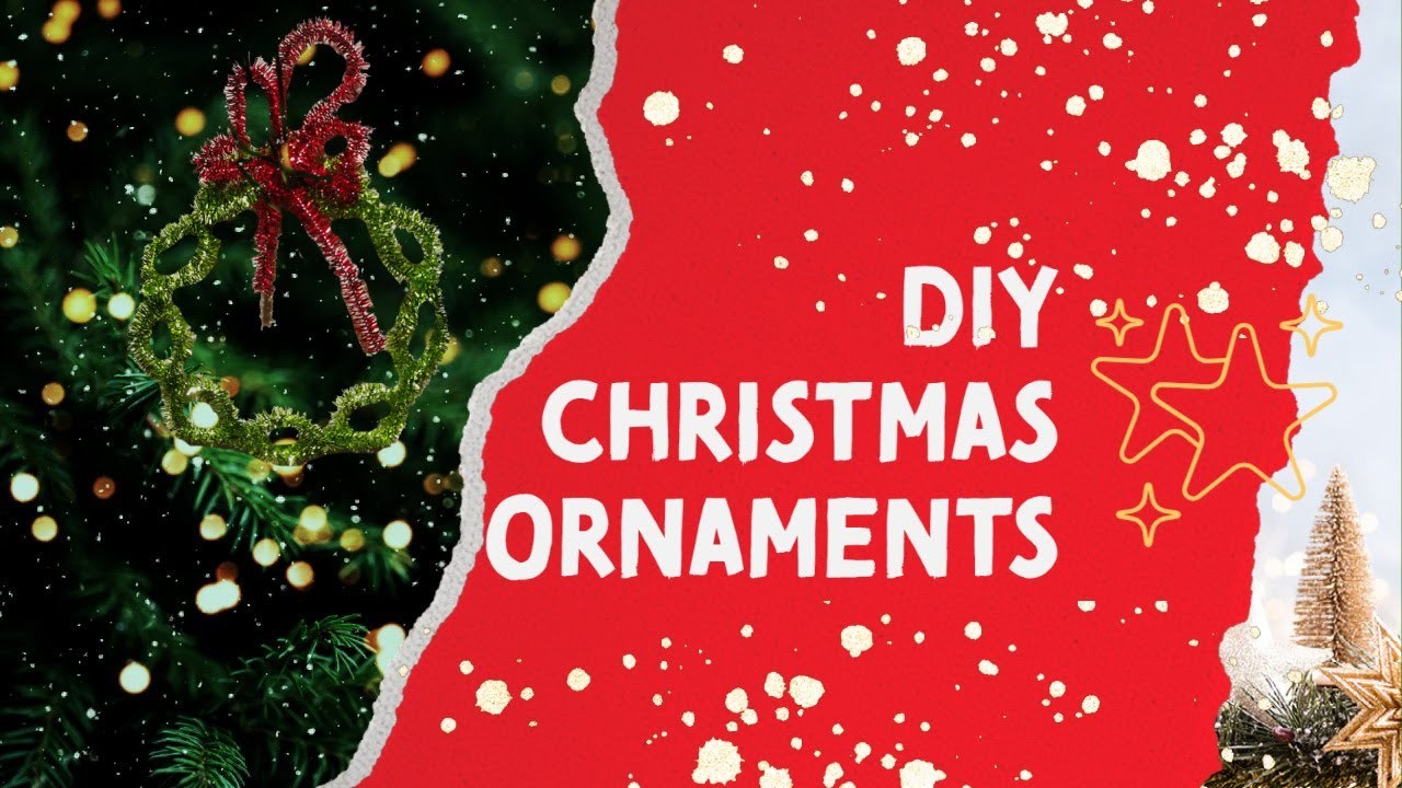 Christmas Craft Ideas ???? #DIY Christmas Ornaments from  Chenille Wire ????❄Let's Do It Together