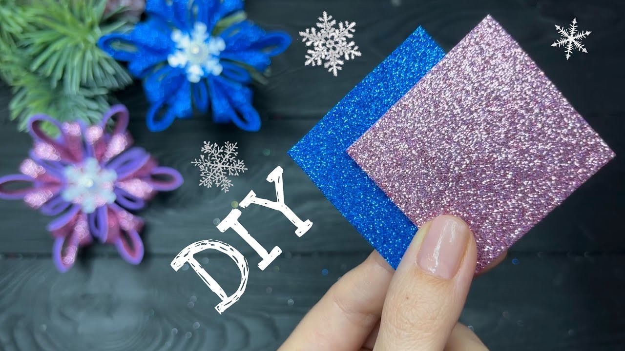 Christmas Decorate with me 2022 Christmas Craft EASY Snowflakes