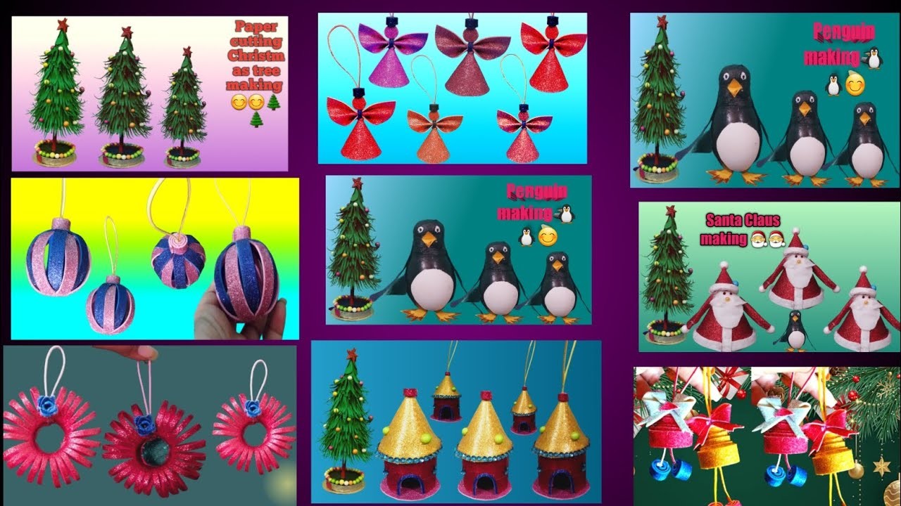 Christmas decoration 9 ornaments.Christmas ornaments 2022 #Suriartandcrafts  @Suriartandcrafts