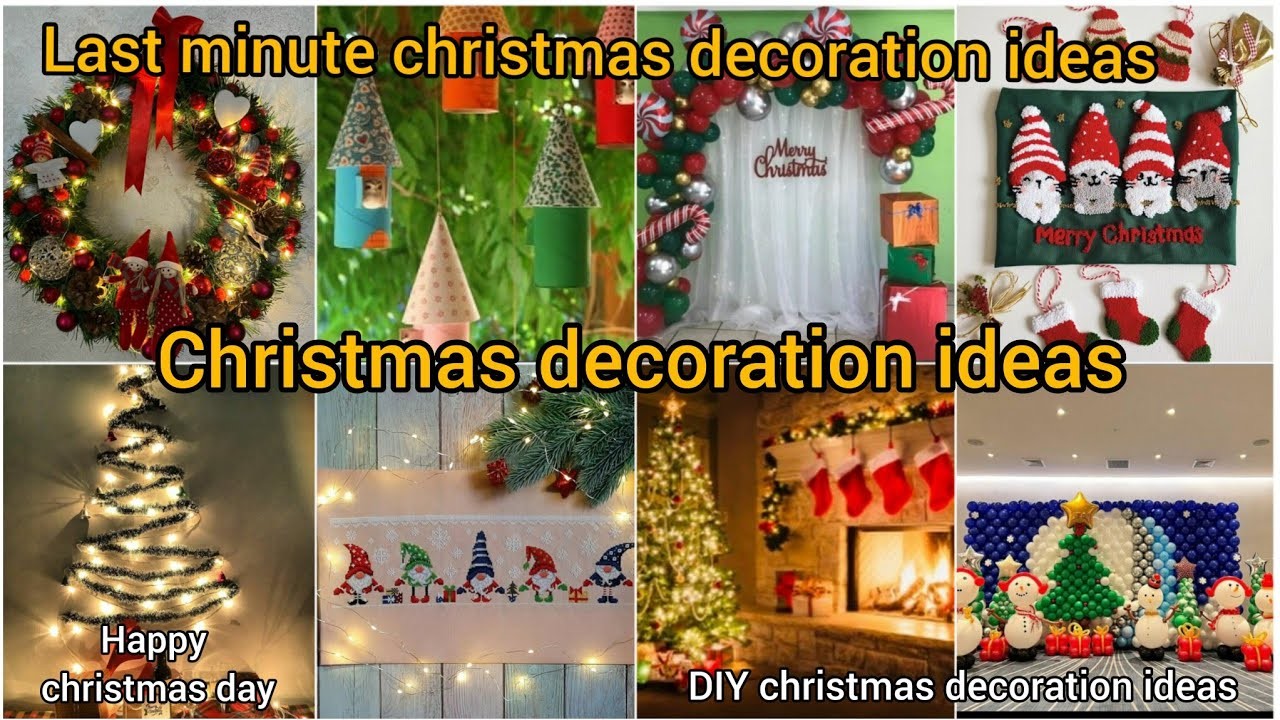 Christmas decoration ideas |Last Minute Christmas Decoration Ideas| Christmas Home Decoration ideas