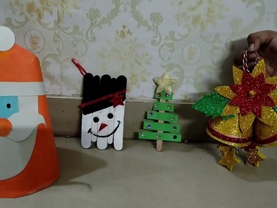 Christmas decorations ideas easy | How to make Christmas bell | easy Christmas DIY