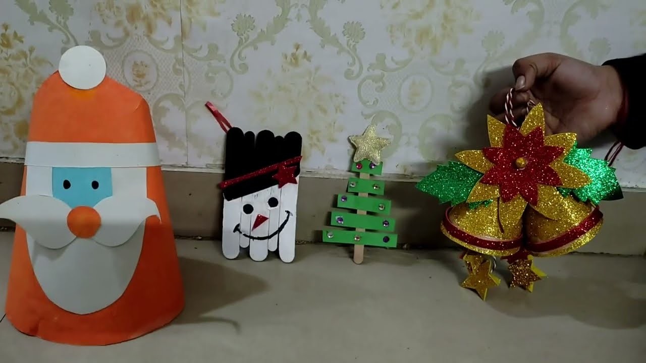 Christmas decorations ideas easy | How to make Christmas bell | easy Christmas DIY