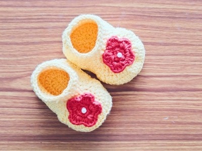 Crochet Baby Booties for 0-6 Months???????? || Very Easy and Beginners Friendly ????????