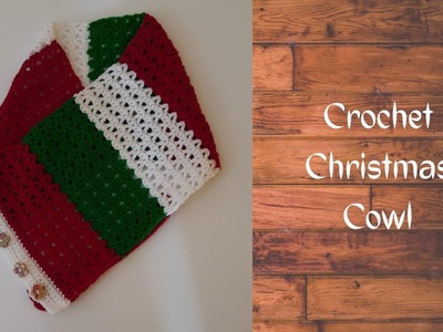 Crochet Christmas Cowl | Super Easy To Make In Less Than 2 Hours | A Perfect DIY Christmas Gift