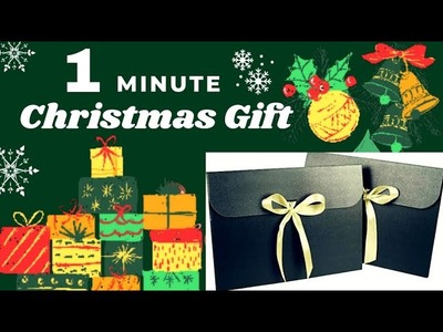 DIY christmas gifts| 1 minute christmas gift| last minute christmas greeting cards diy| Kidzee art