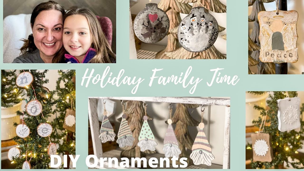 DIY Christmas Ornaments ~  Make new memories with your family