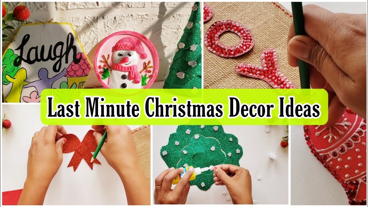 #diy #christmasdecor  Last Minute Christmas Decor Ideas | So Easy and Fun to Make