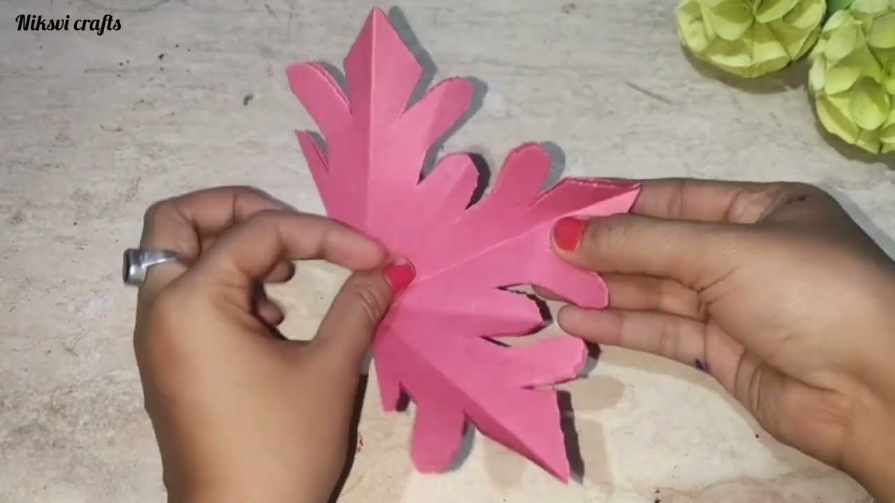 DIY How to make snoflake|Christmas craft idea|snoflake making idea|@niksvicrafts3200