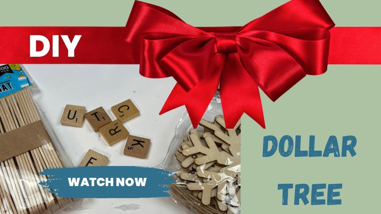 ???? Dollar Tree DIY - Personalized Gift Ornament