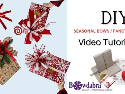 Easy DIY Gorgeous Christmas Gift Wrapping Ideas #bowdabra #christmasgiftwrapping
