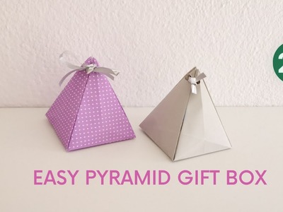 Easy Pyramid gift box | DIY Gift Box Easy | Origami Videos | Christmas Countdown