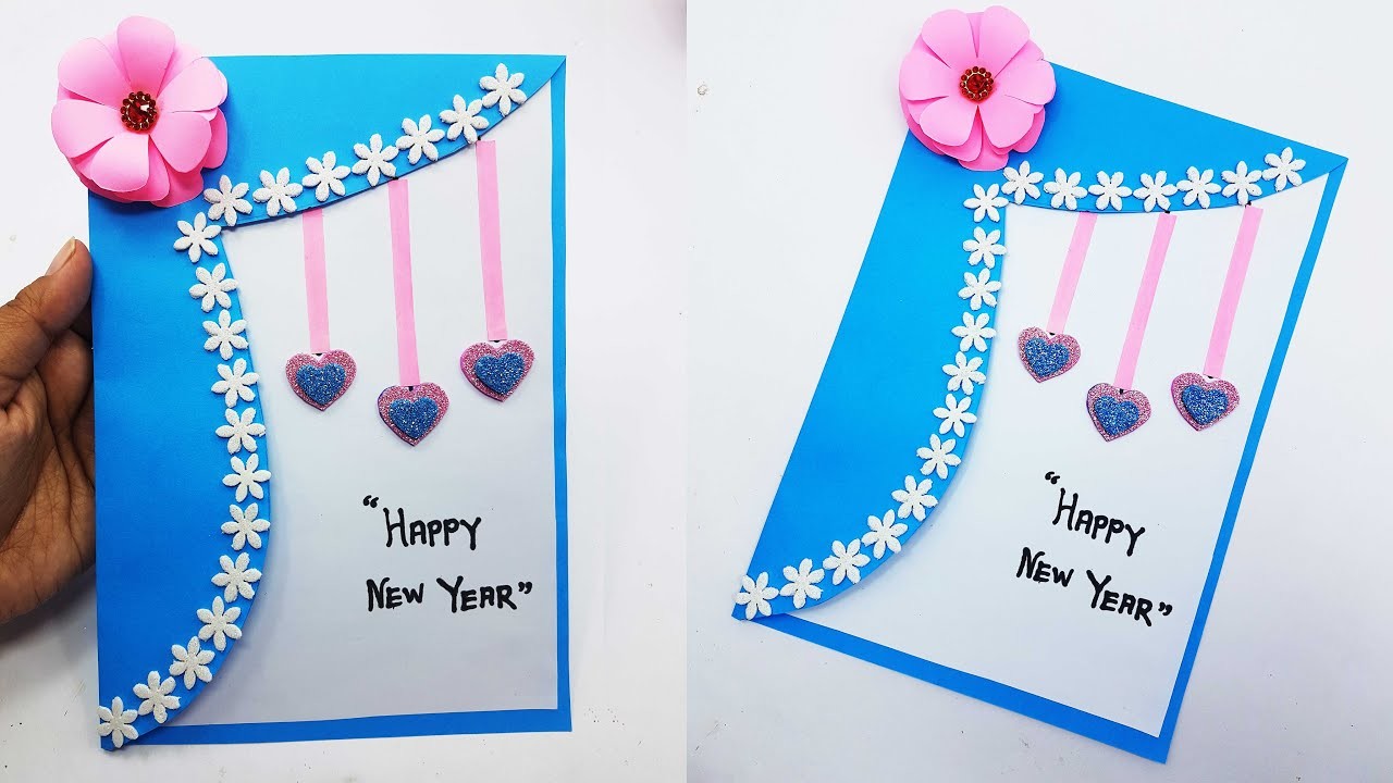 Happy New Year Gift Card | DIY New Year Card Making Ideas | Easy Handmade Greeting Card