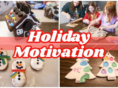 HOLIDAY HOMEMAKING MOTIVATION | CLEANING, BAKING, WRAPPING, TIPS + MORE!