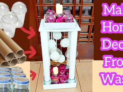 Home Decor Ideas | Big Candle Lantern | DIY Projects | Use of Paper Rolls | Sparky Designs
