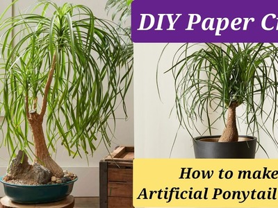 How to make an Artificial Plant l Fake Plant l Paper Plant #diy #creative  #howto #how #christmas