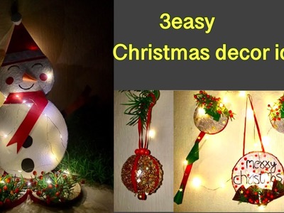 How to make Christmas decorations easy:Christmas craft ideas ????????????????????????‍????????‍????⛄️????‍????