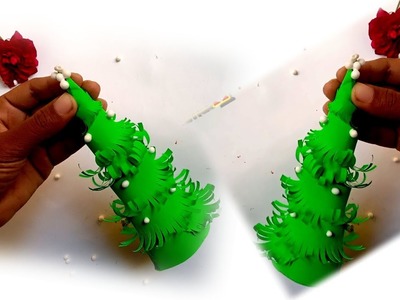 How to make christmas tree with paper.Christmas Tree Craft.Christmas tree@RBcreativeworld