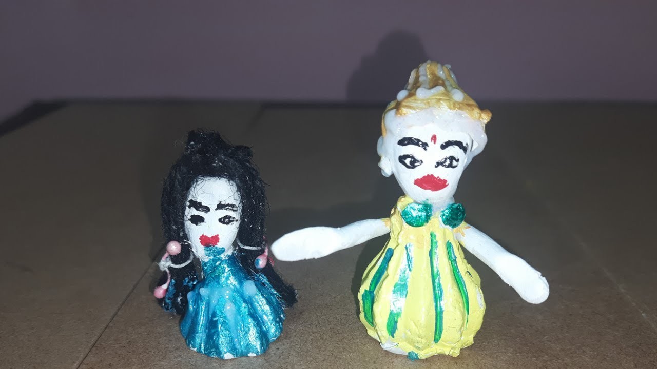 HOW TO MAKE DOLL AT HOME | Diy Room Decor | Hand Made Doll  Using clay