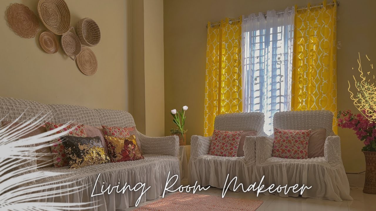 Living Room Makeover | Wall Makeover | DIY Home Decor | Rinish DIY Nest | Bangladeshi Home |
