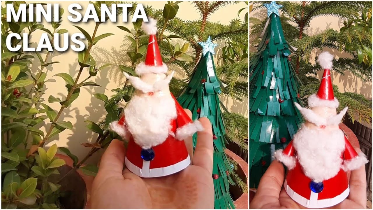 MINI SANTA CLAUS????||DIY CHRISTMAS ORNAMENT❄