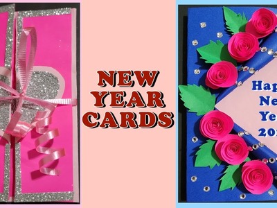 New Year Card Making Ideas | Easy & Beautiful New Year Card ideas | How to Make New Year Card