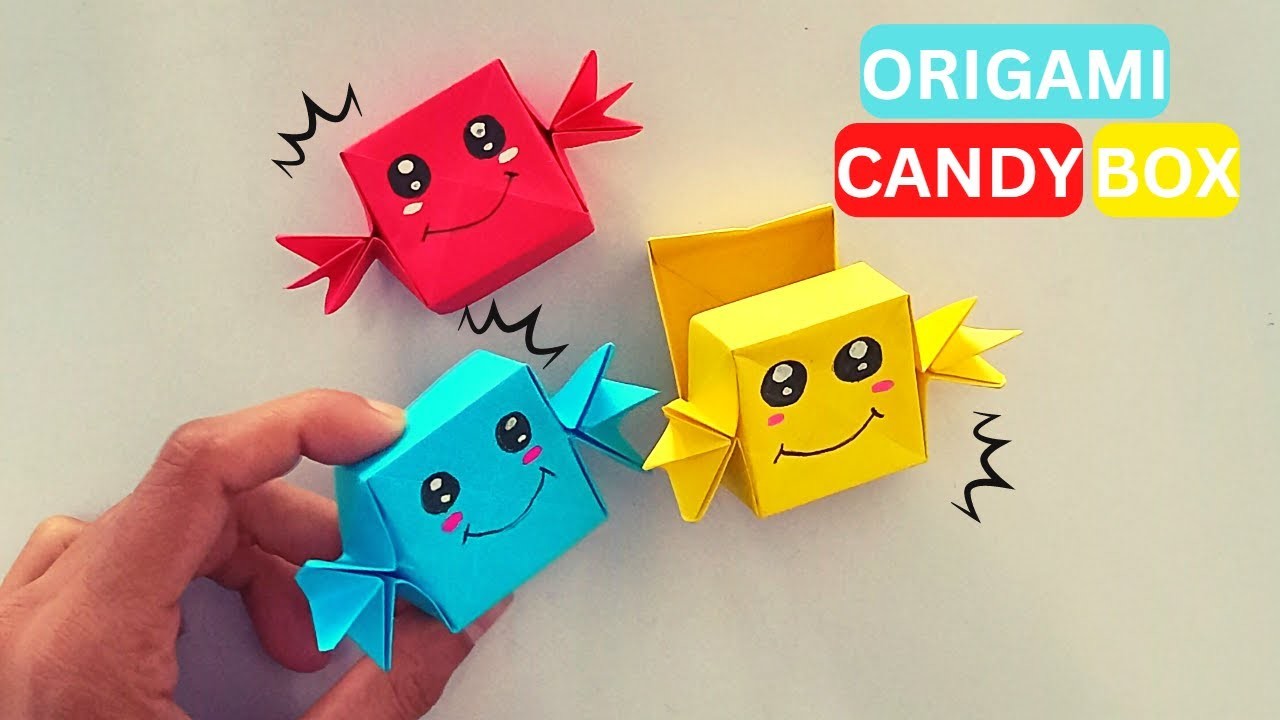 Origami Candy Box | Easy Paper Box Making | Paper Craft Ideas | Craftboat