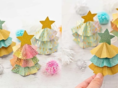 Origami Christmas Tree Ornament For Christmas.Diy christmas Ornaments