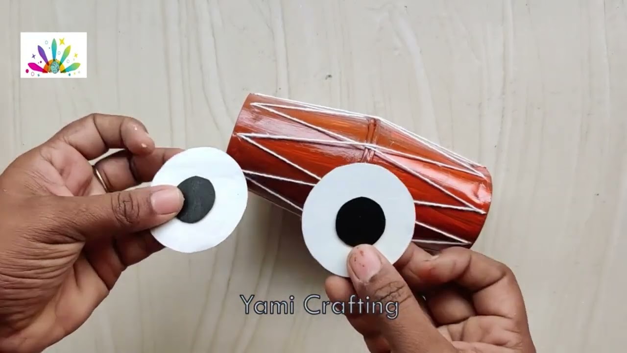 Paper glass craft. paper craft