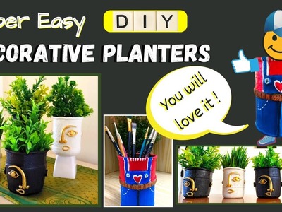 Plastic Bottle Craft Ideas for Home Decor | Best out of Waste DIY Decorative Planter Ideas