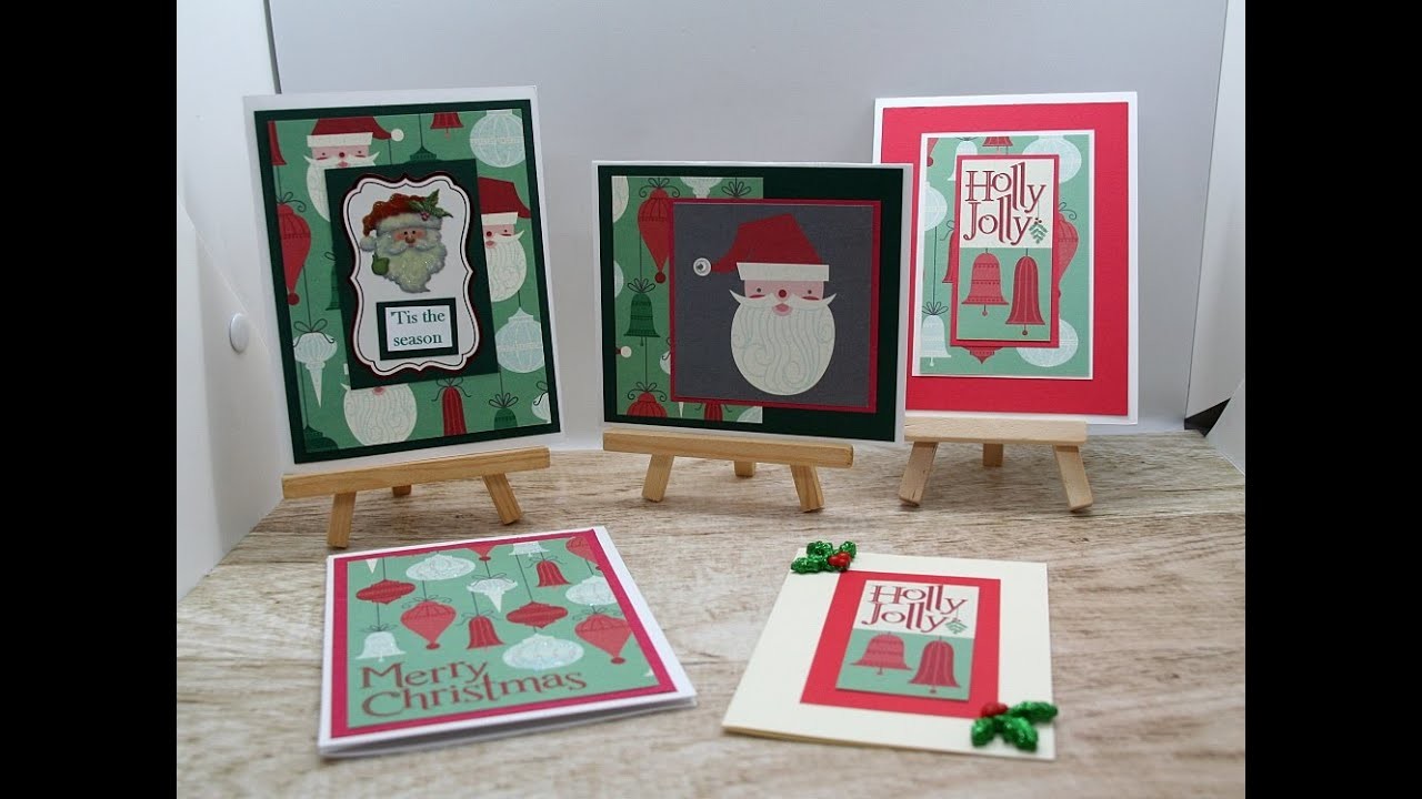 Recycled or use your stash Christmas cards wk111  cv4