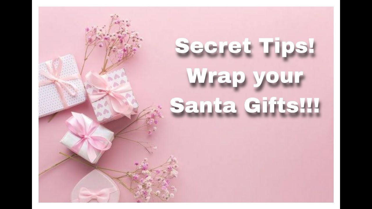 Secret Tips! Wrap your Santa Gifts!!! #christmas #newyear #newyear2023 #celebration #gift #giftwrap