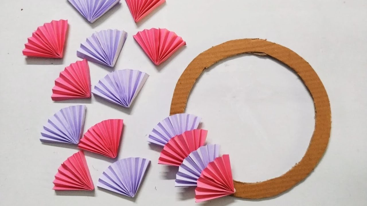 Unique paper wall decor idea || Wall hanging paper craft || DIY || Crafty Girl Studio